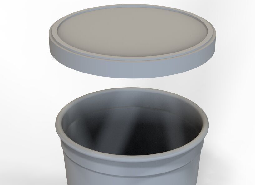 Ice cream Cup 3D print model_52