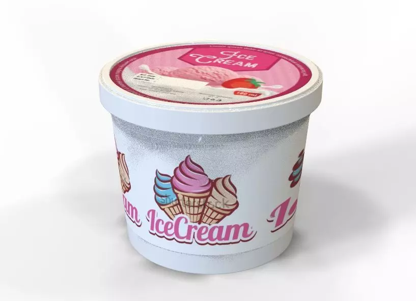 Ice cream Cup 3D print model_0
