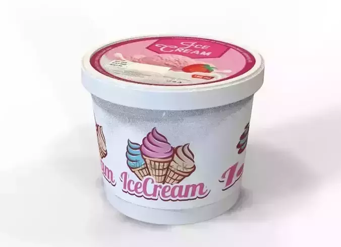 Ice cream Cup 3D print model