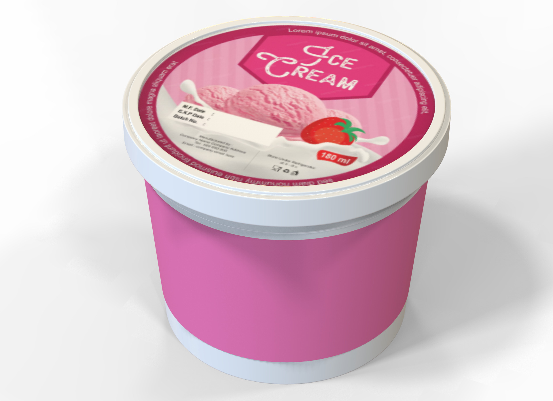 Ice cream Cup 3D print model_63