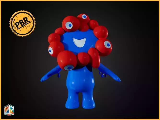 Myaku Mascot 3D Model - Expo 2025 Osaka