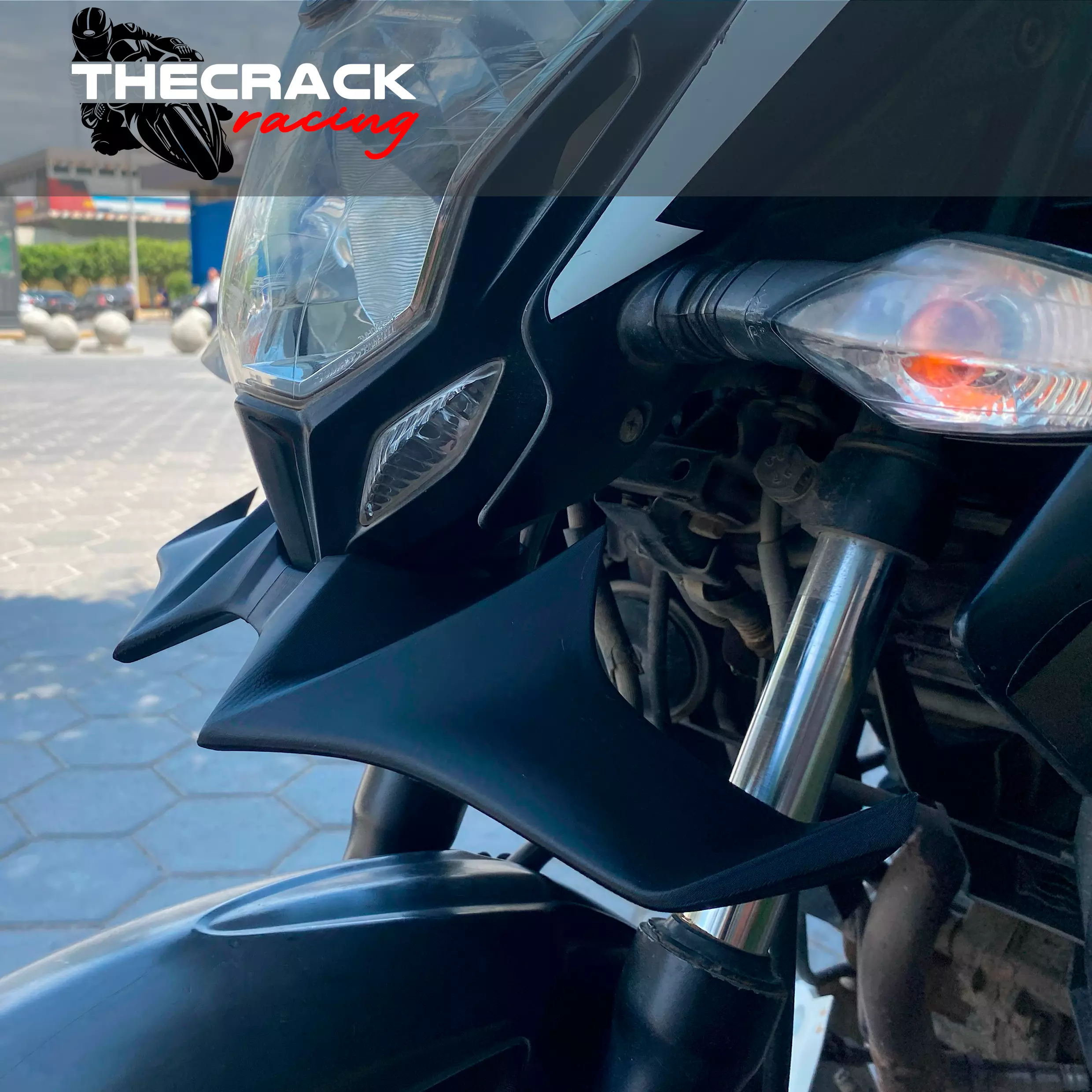 PULSAR NS200 WINGLET V2 FRONT MOTORCYCLE PUIG FRONT 3D print model