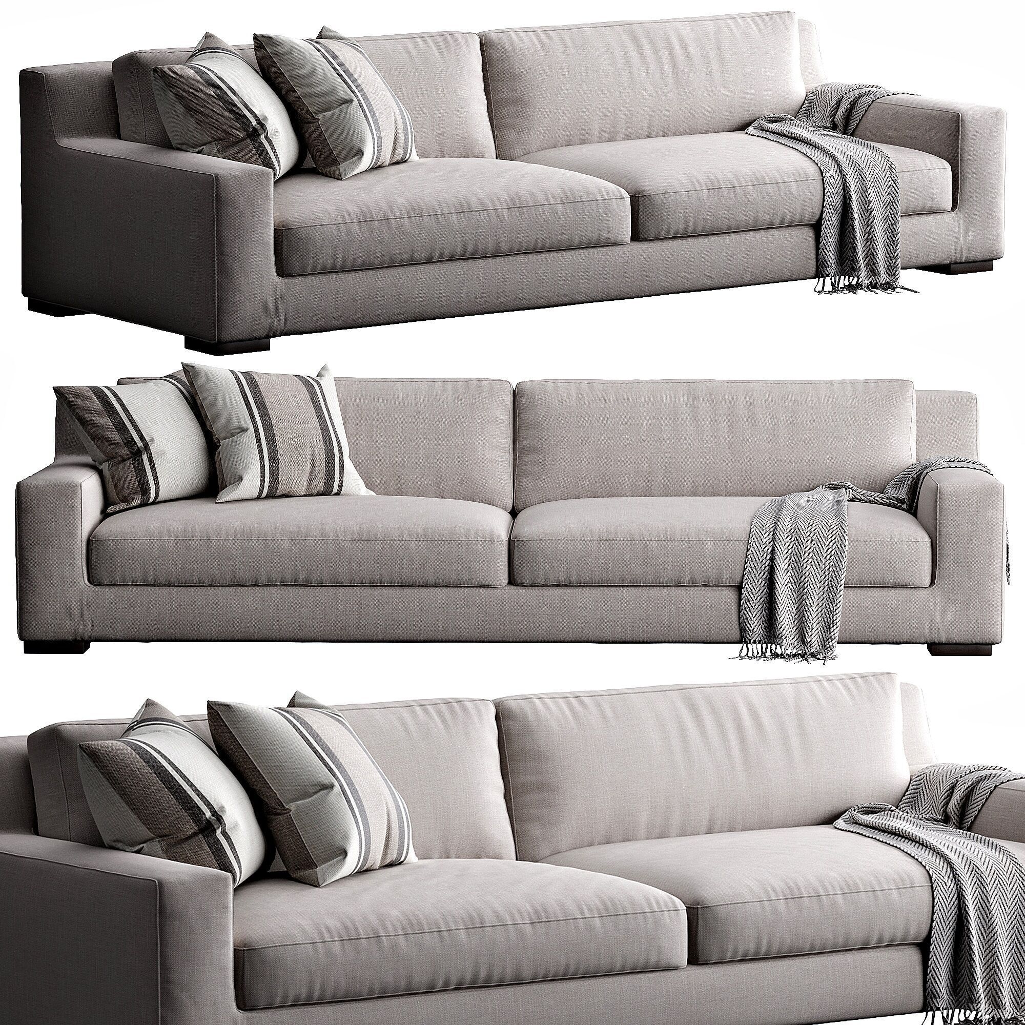 Restoration Hardware Modena 3D model_1