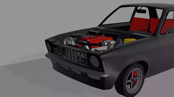 Chevrolet Chevette 1976 3D model