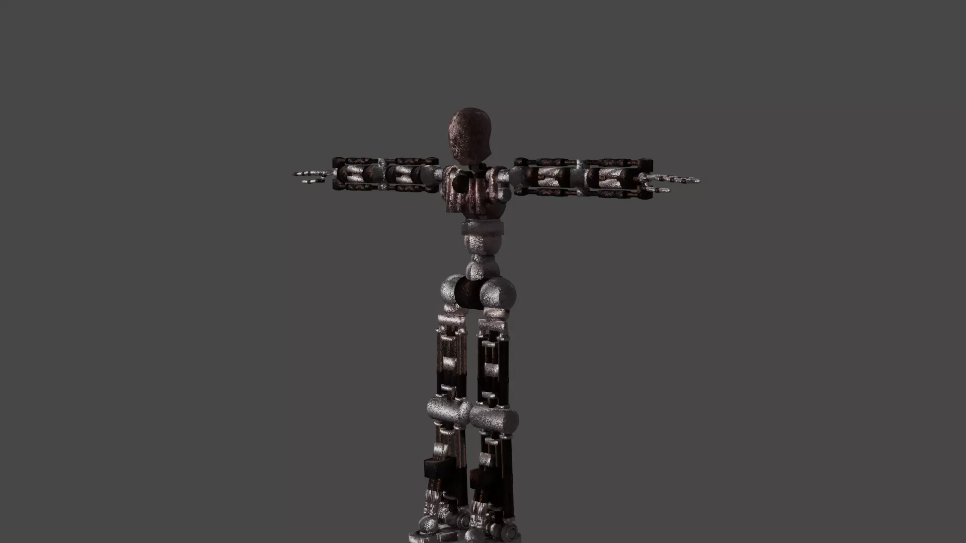 Combat robot from another world Free low-poly 3D model