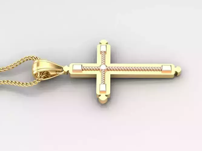 Cross Light Gold 4CP085 3DM STL