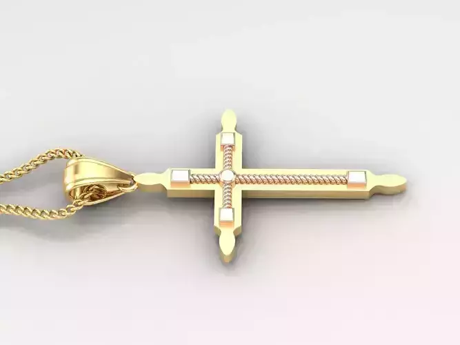 Cross Light Gold 4CP071 3DM STL