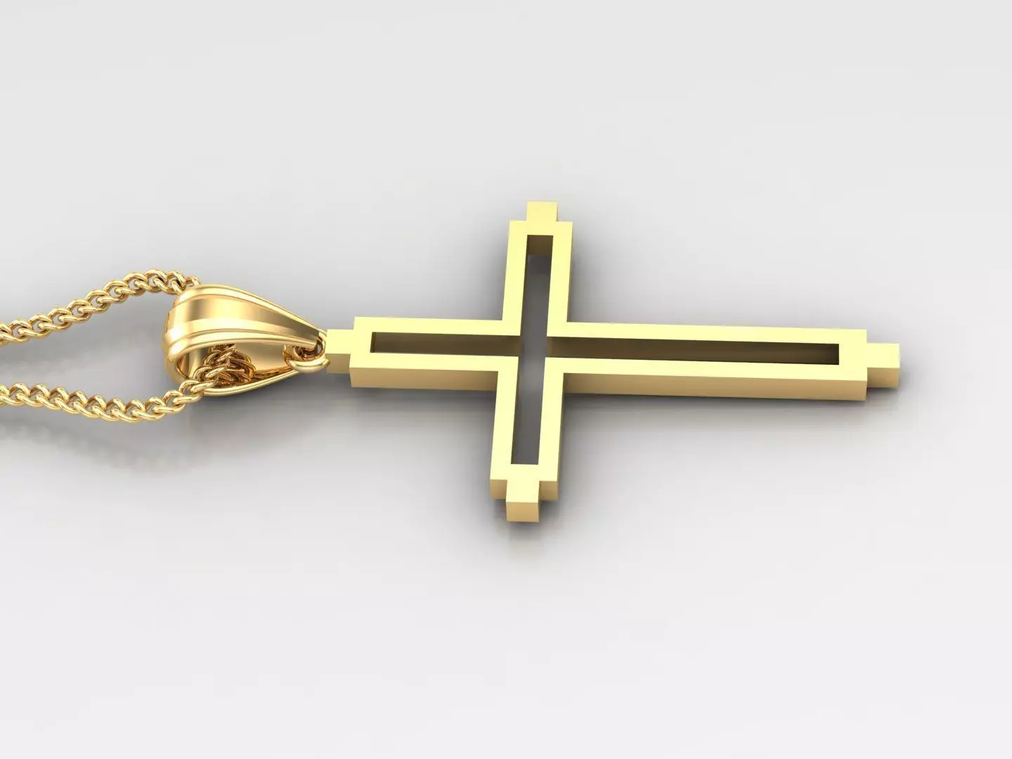 Cross Light Gold 4CP052 3DM STL 3D print model
