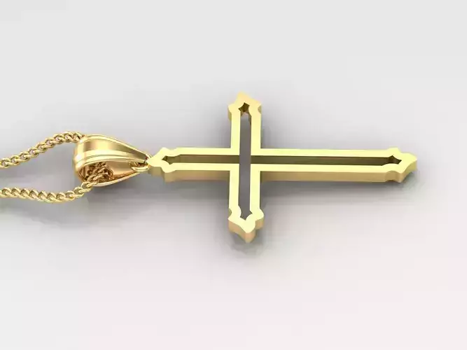 Cross Light Gold 4CP051 3DM STL