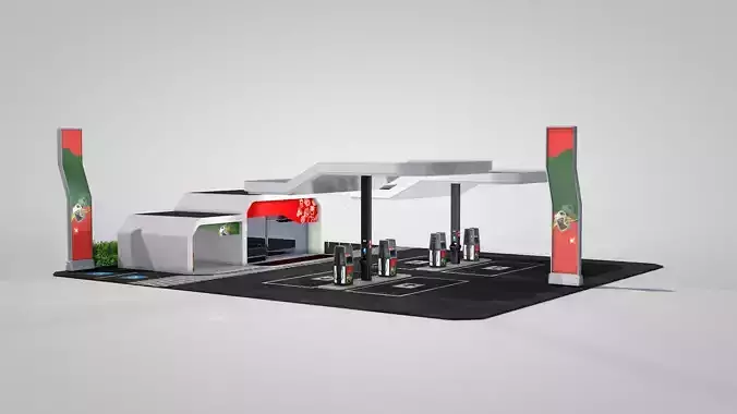 Building - Gas Station and Store