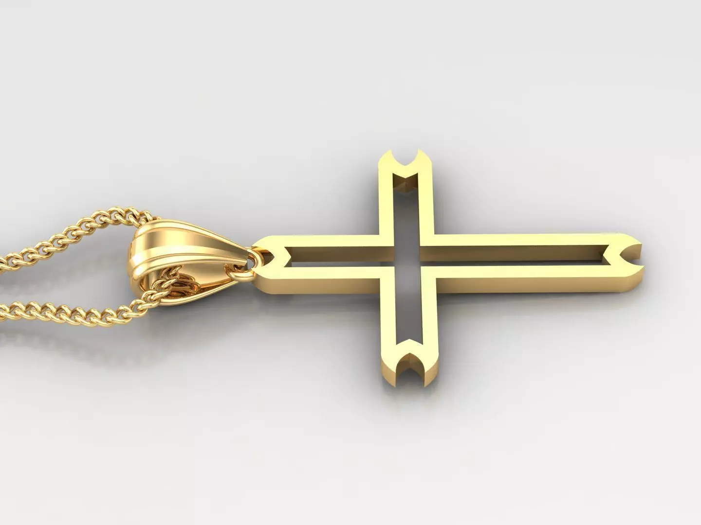 Cross Light Gold 4CP031 3DM STL 3D print model