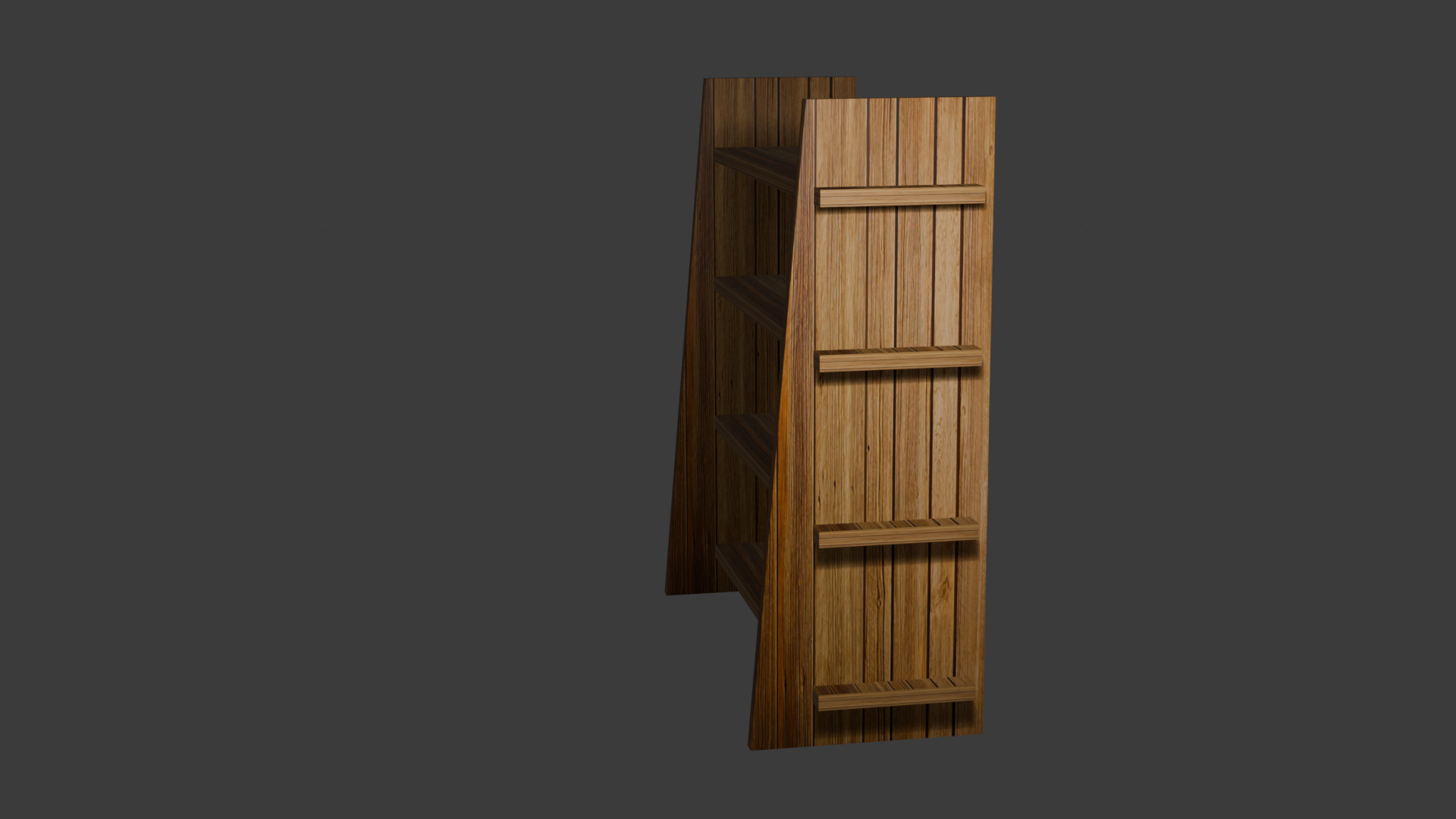 bookshelf 3D model_3