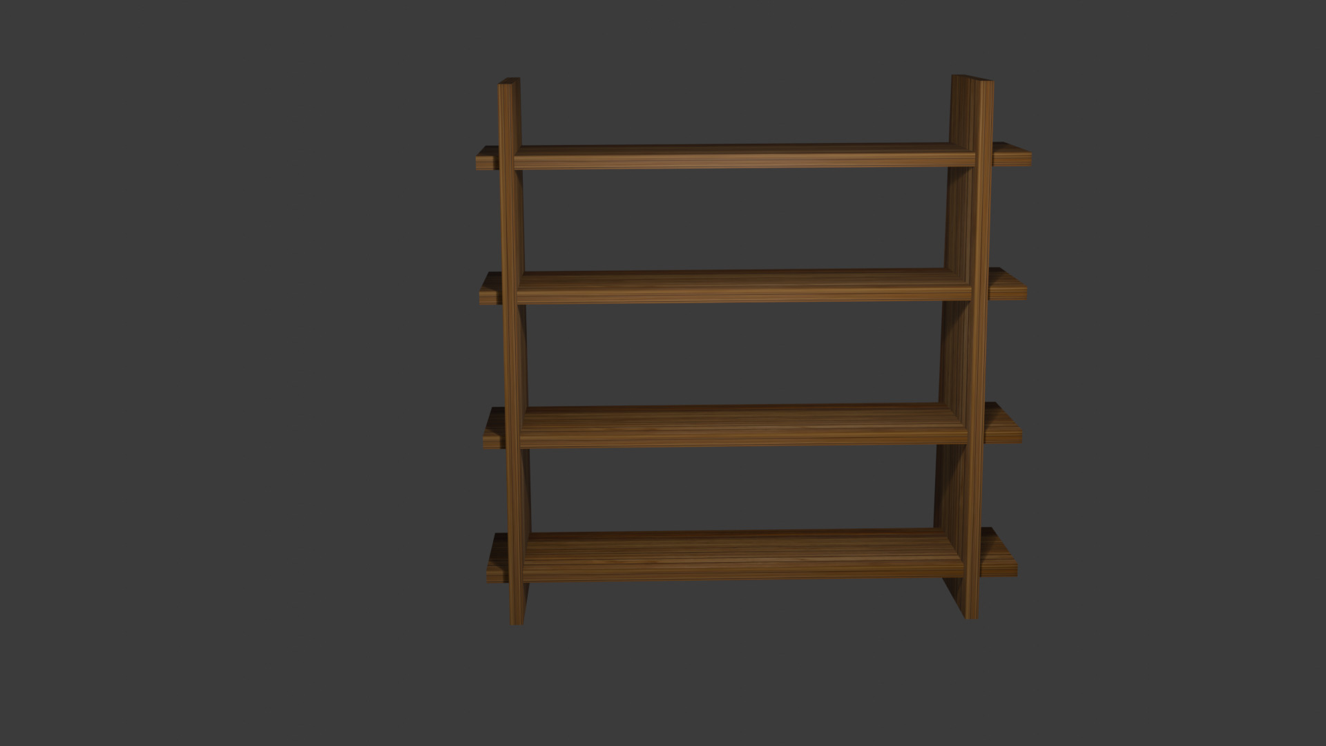 bookshelf 3D model_2