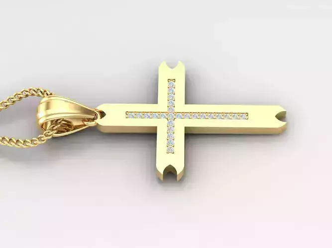 Cross Light Gold 4CP005 3DM STL
