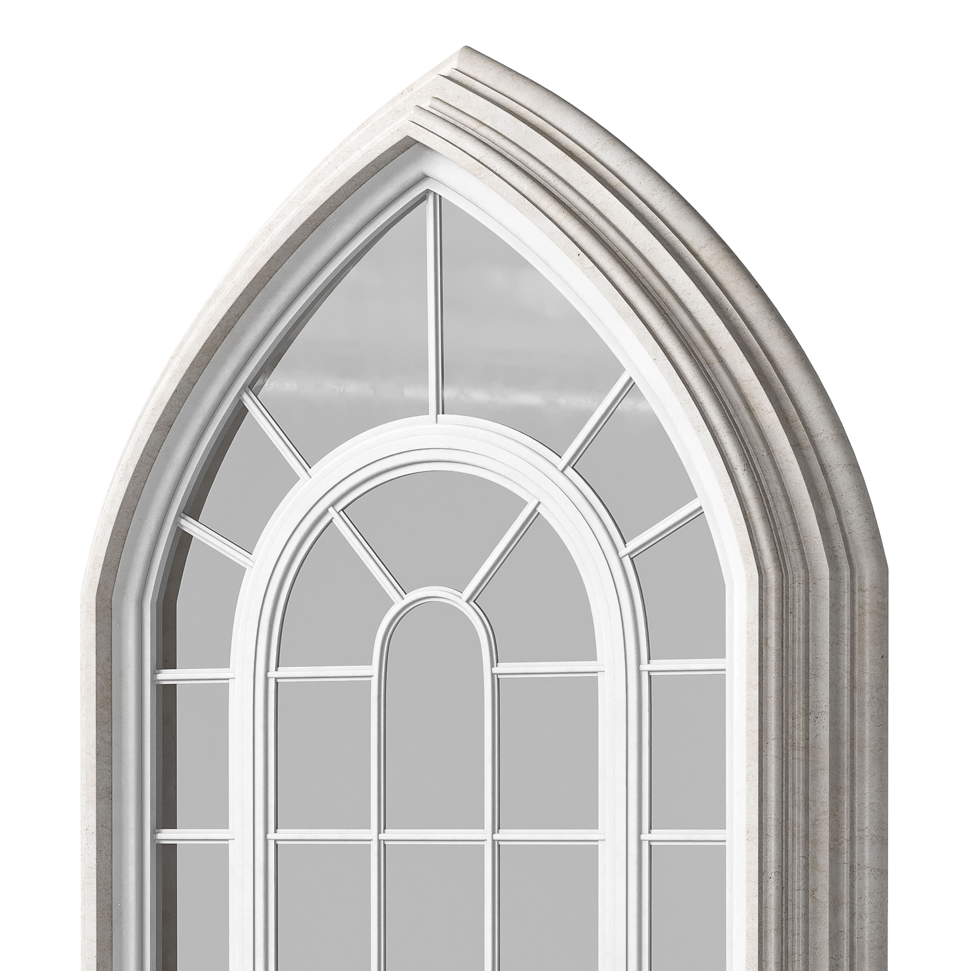 Architectural Classic Window 3D Model 7 3D model_6