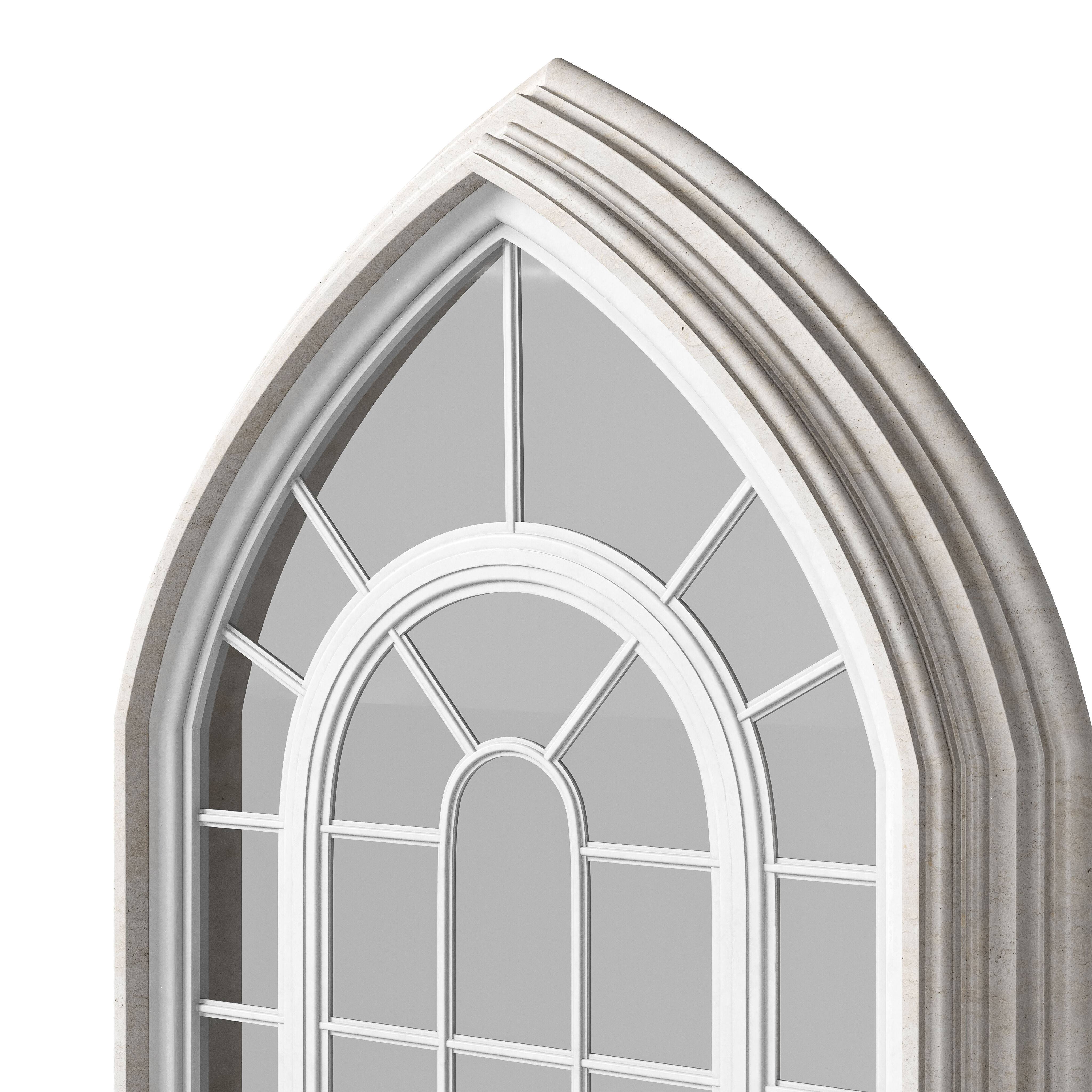 Architectural Classic Window 3D Model 7 3D model_2