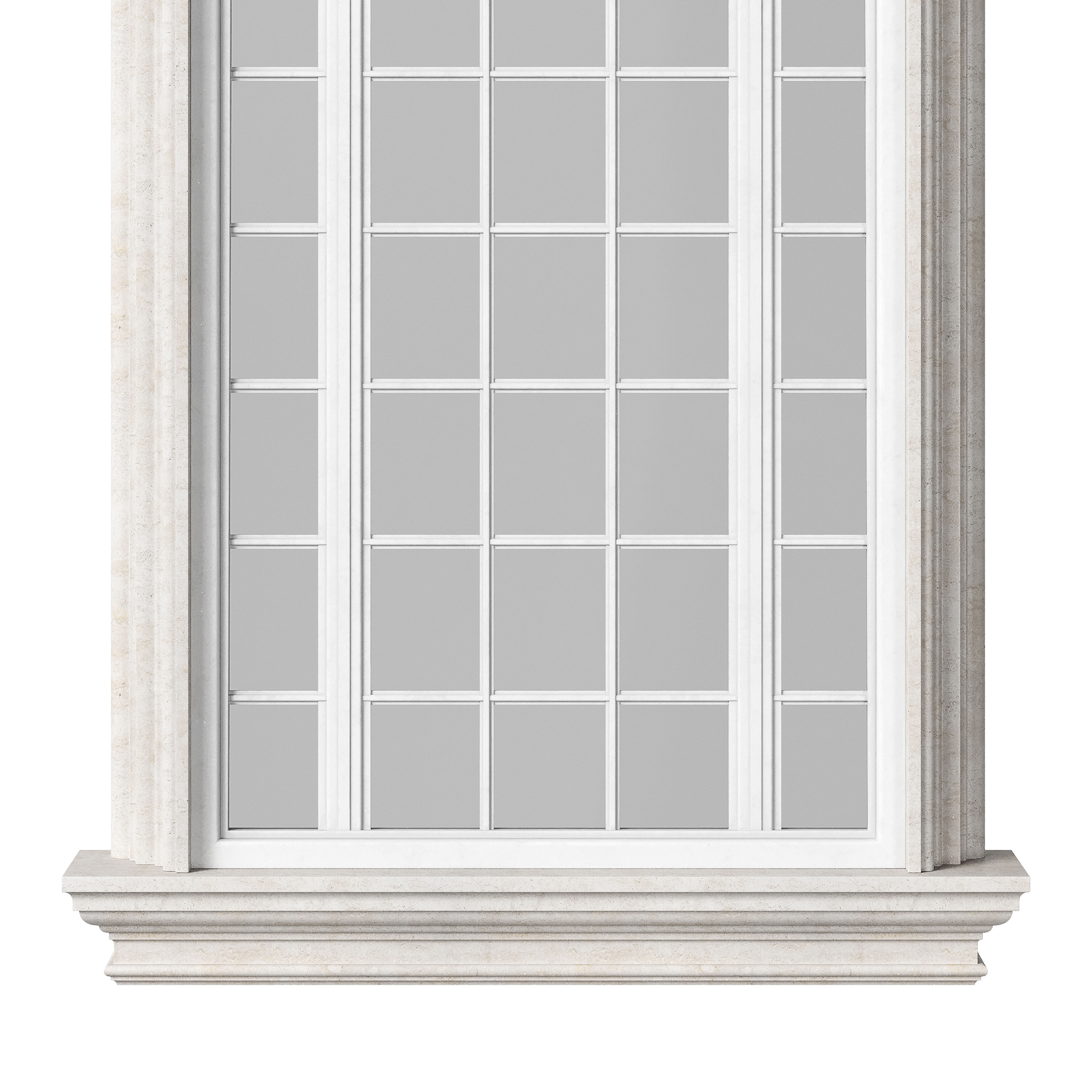 Architectural Classic Window 3D Model 7 3D model_5