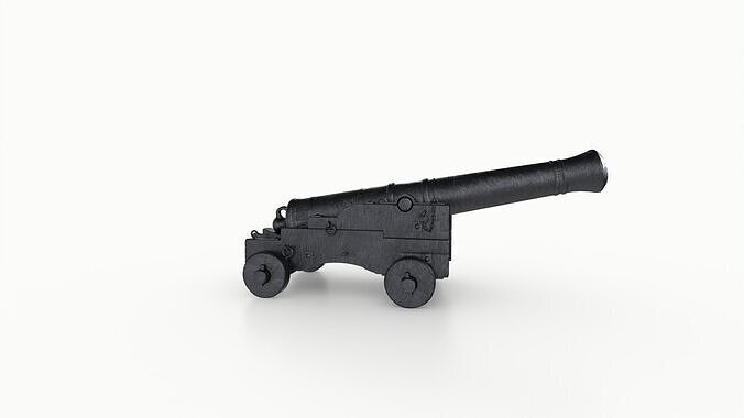 Realistic Cannon 3D print model