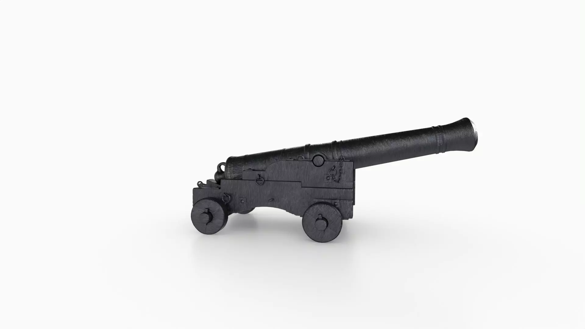 Realistic Cannon 3D print model_0