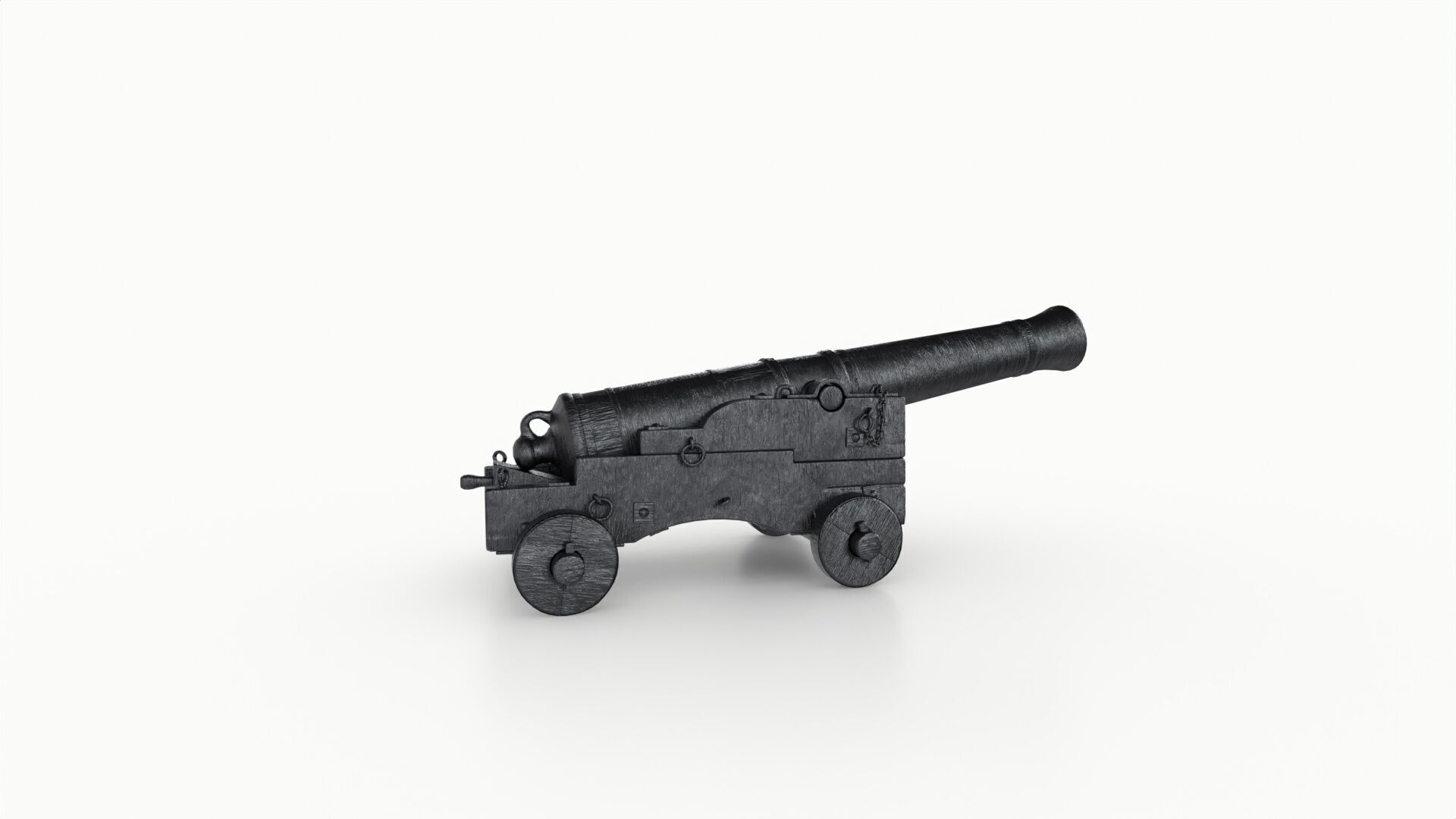 Realistic Cannon 3D print model_1