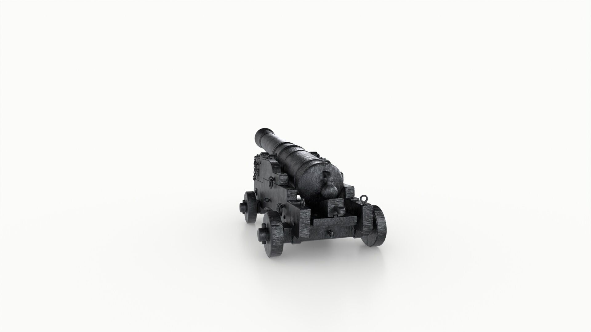 Realistic Cannon 3D print model_4