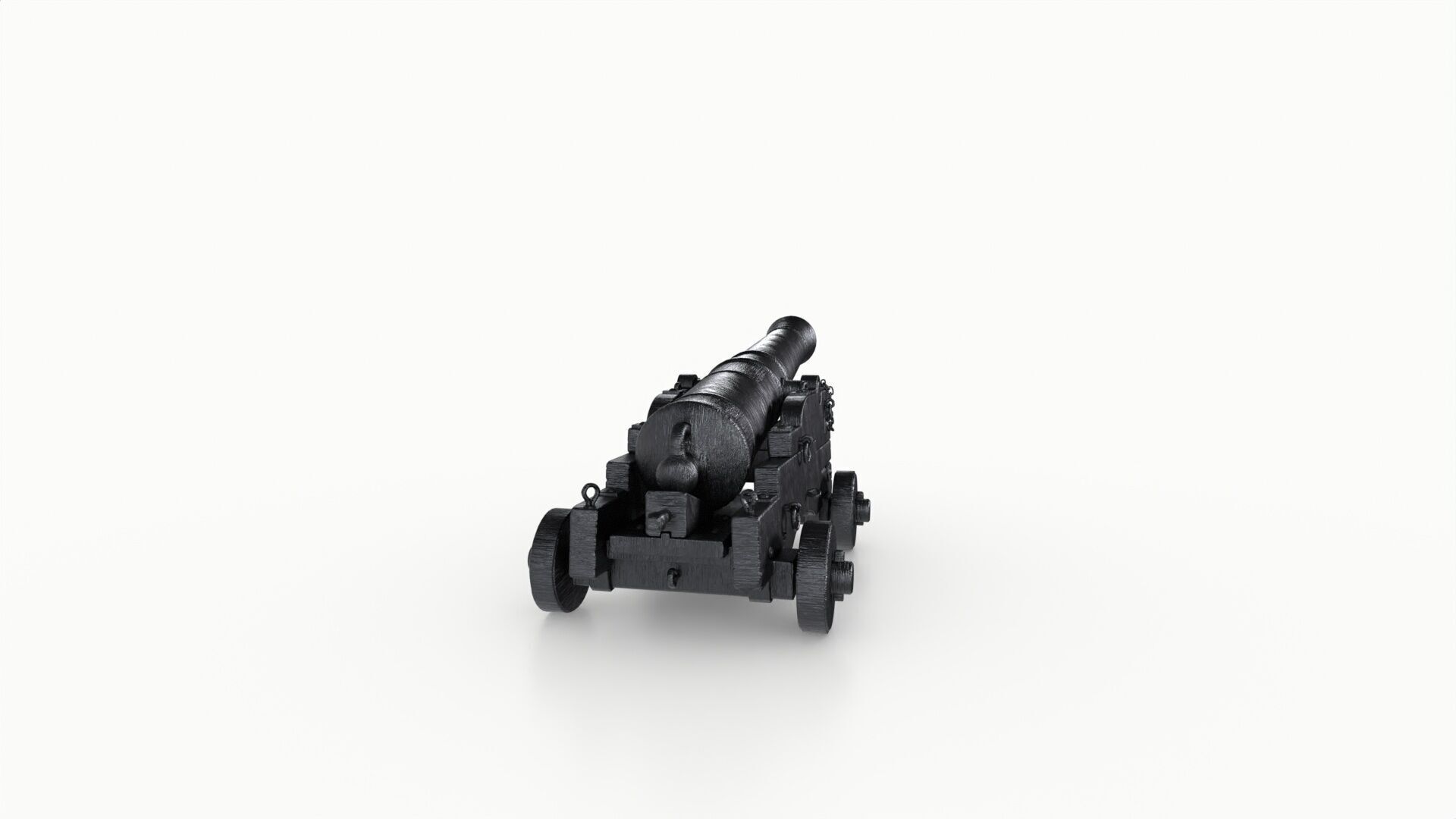 Realistic Cannon 3D print model_3