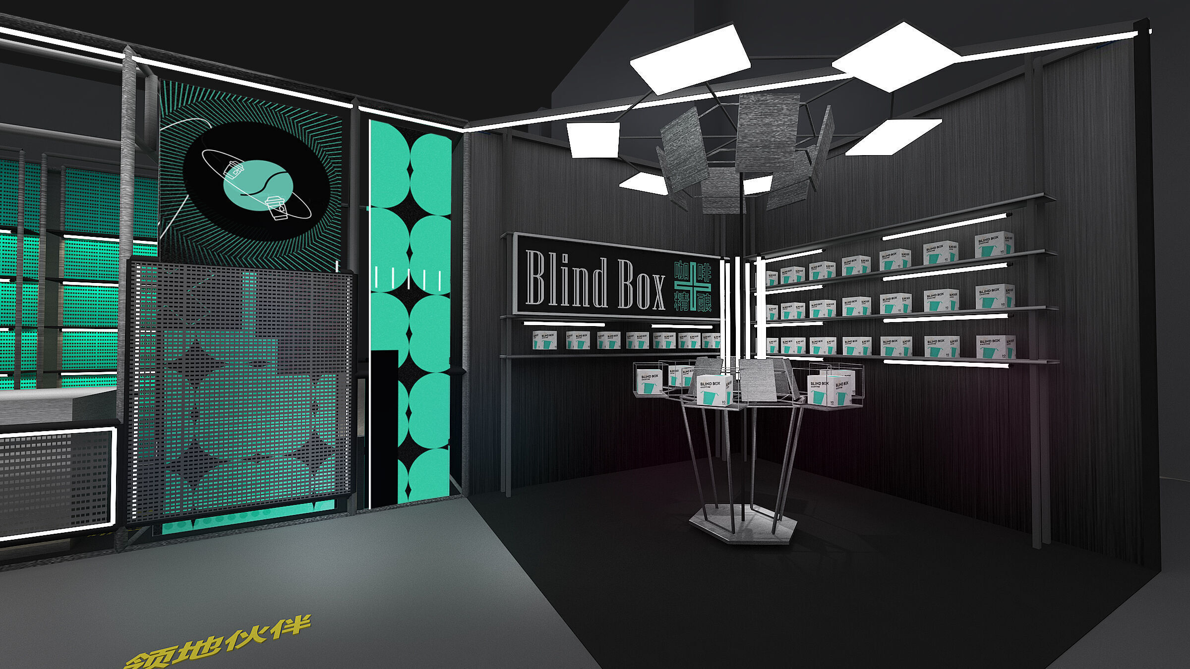 Exposition Low-poly 3D model_9