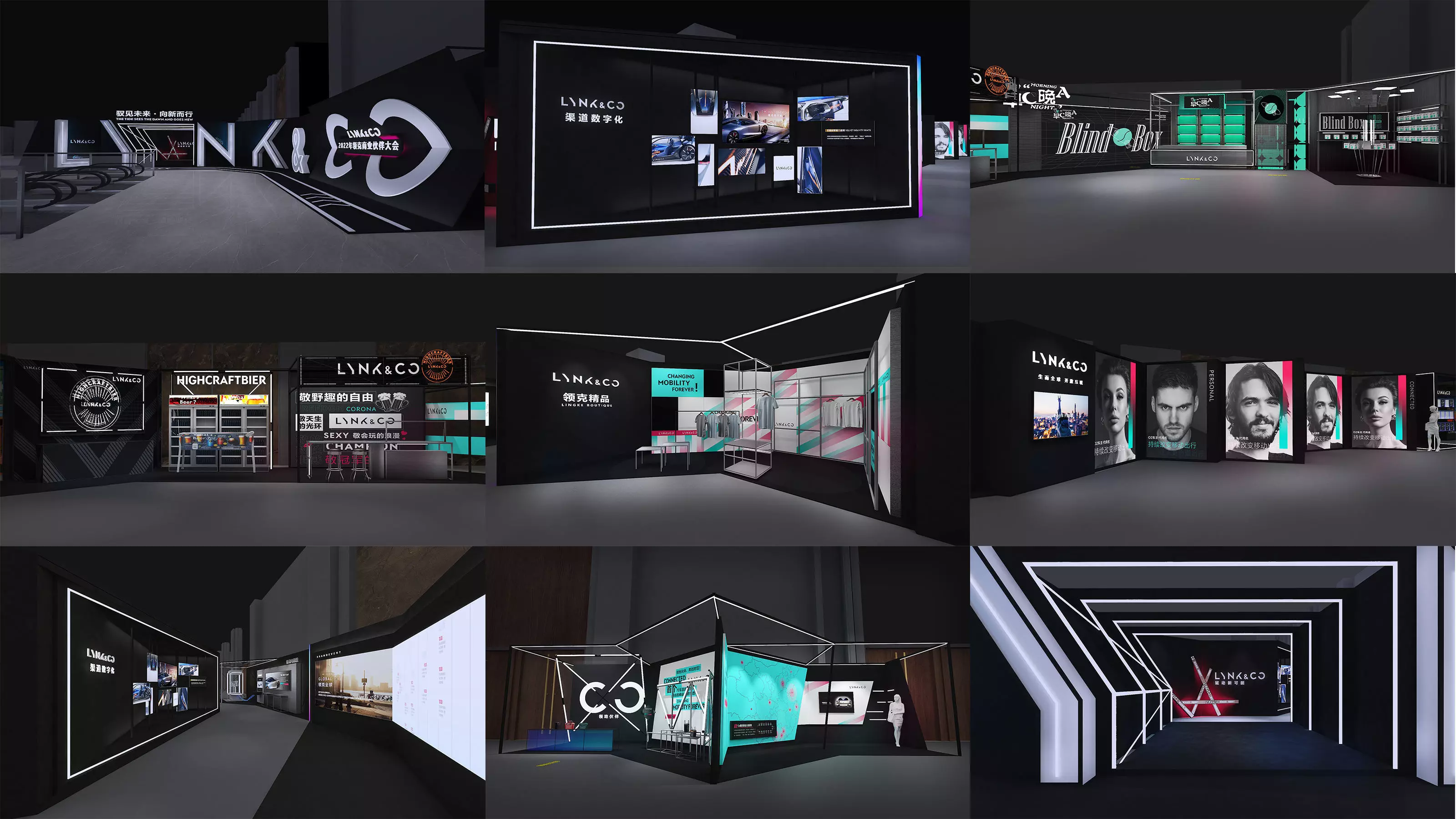 Exposition Low-poly 3D model_0