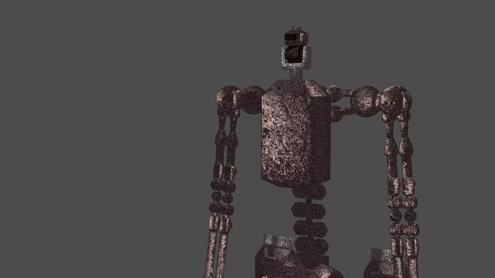 Worker drone from another world Free low-poly 3D model