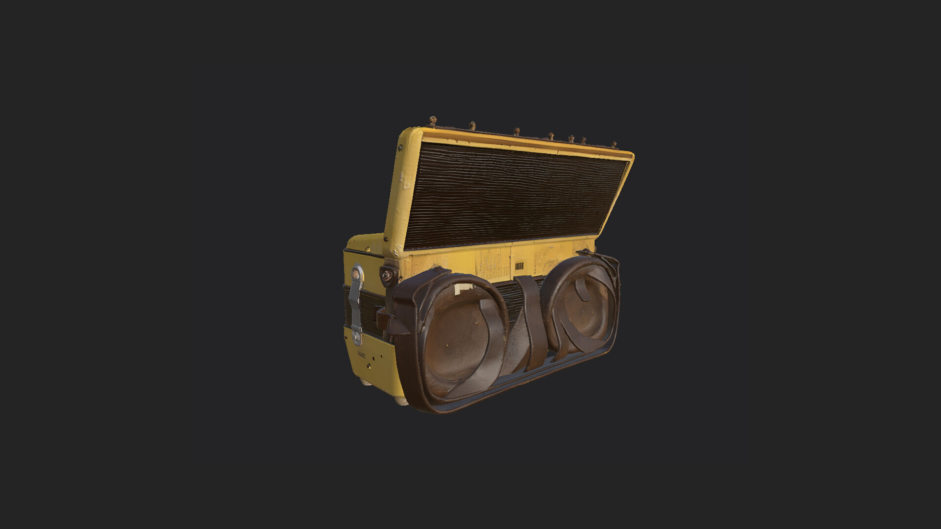 Accordion3D Model 001 Low-poly 3D model_4