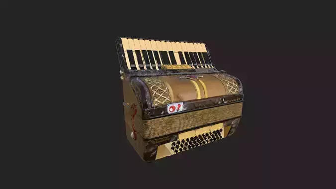 Accordion3D Model 002