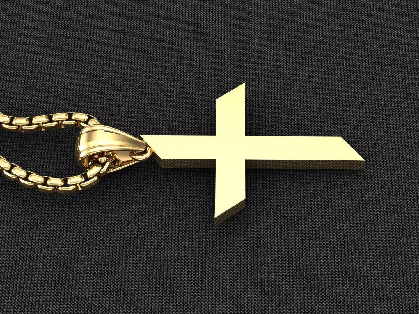 Cross Light Gold 3CP083 3DM STL 3D model_0