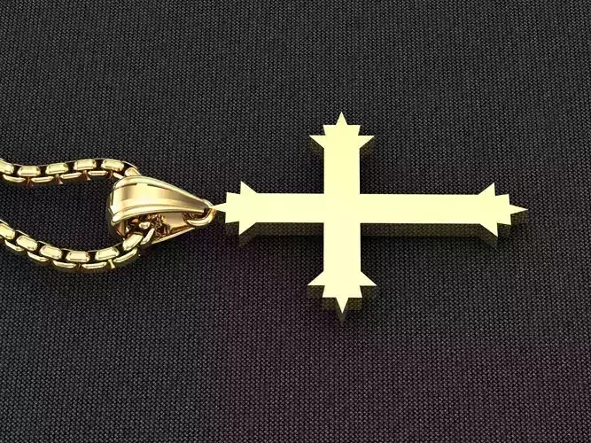 Cross Light Gold 3CP082 3DM STL