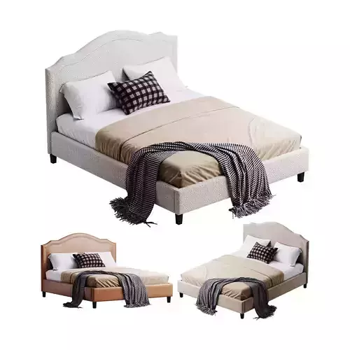 Cassis Upholstered bed