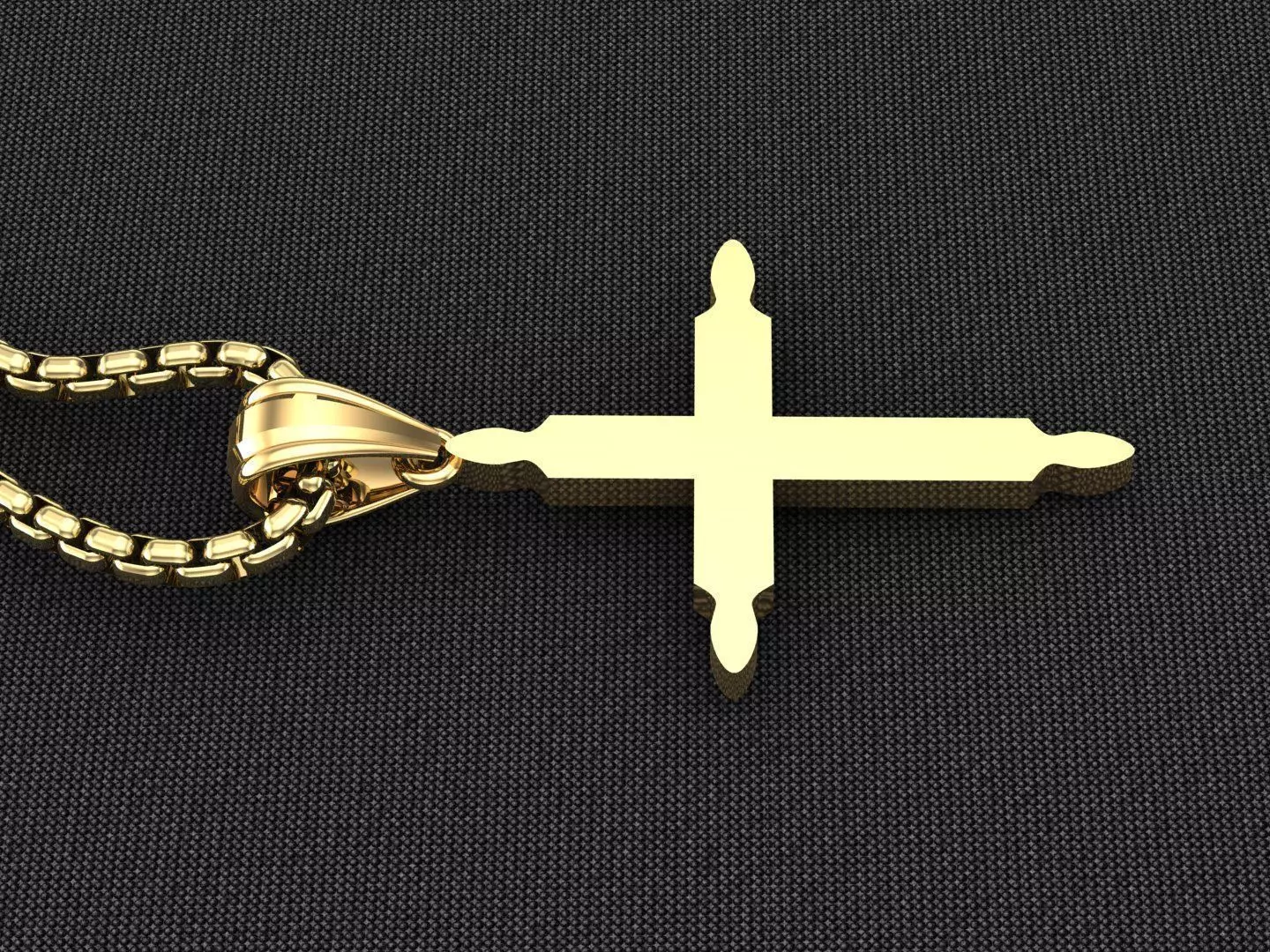 Cross Light Gold 3CP072 3DM STL 3D model_0
