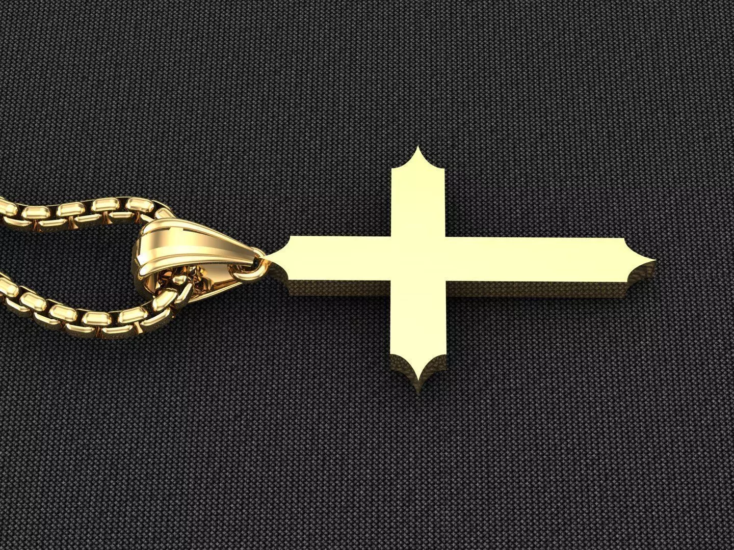 Cross Light Gold 3CP062 3DM STL 3D model_0