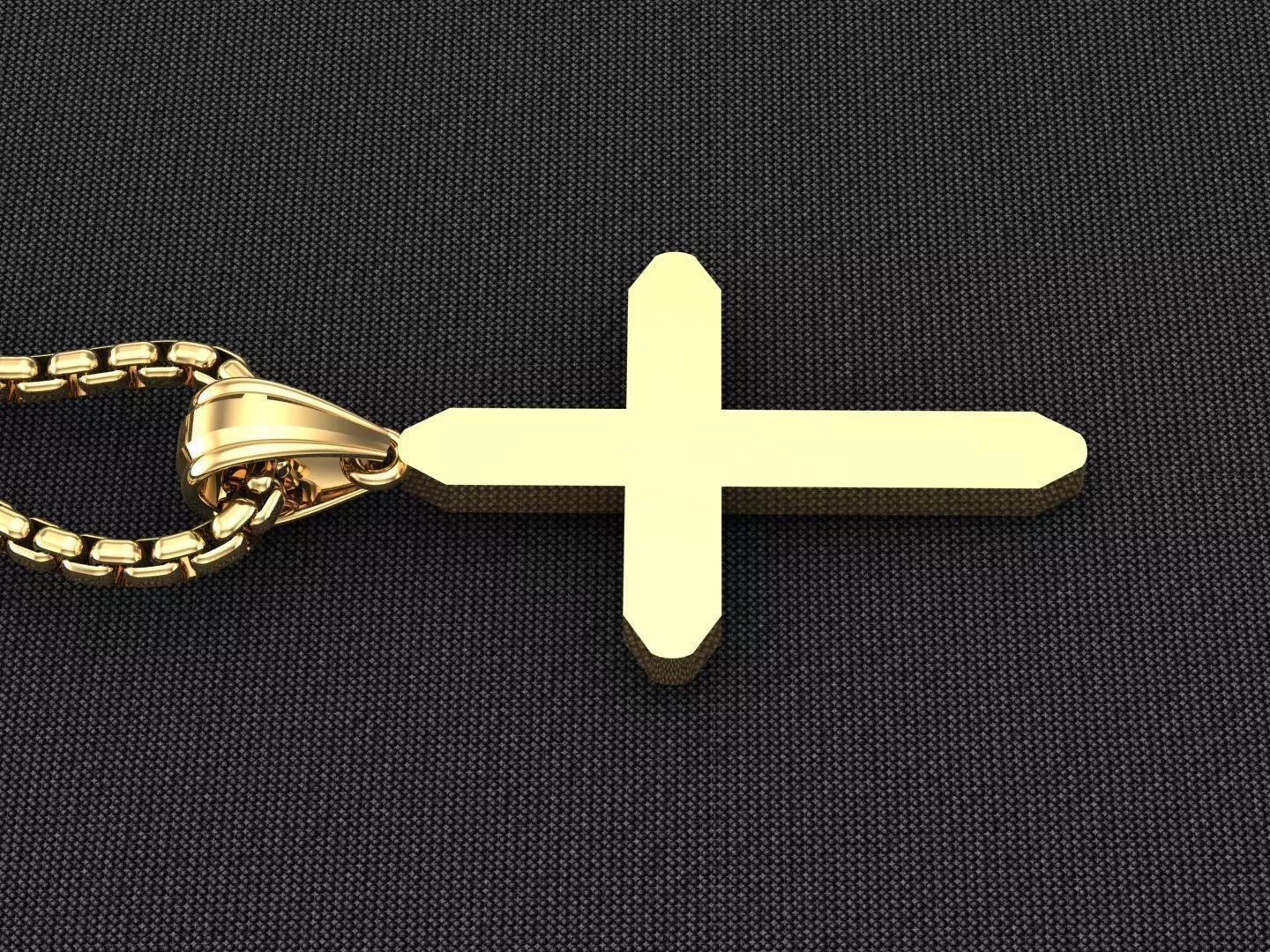 Cross Light Gold 3CP052 3DM STL 3D model_0