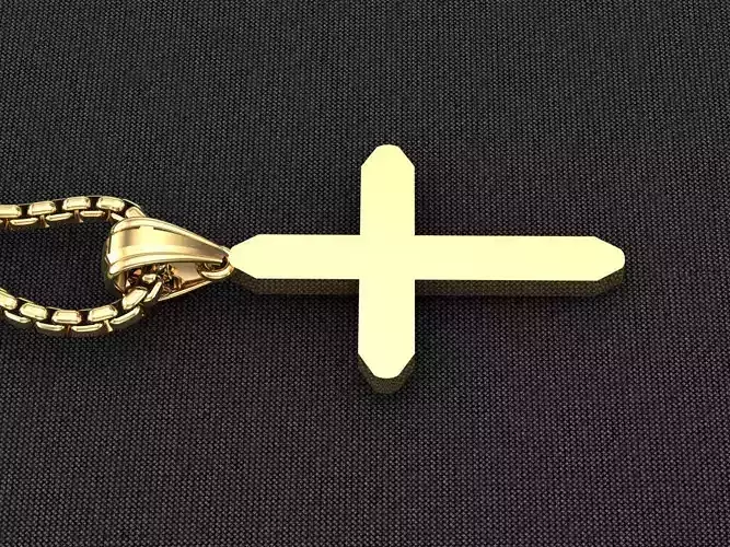 Cross Light Gold 3CP052 3DM STL