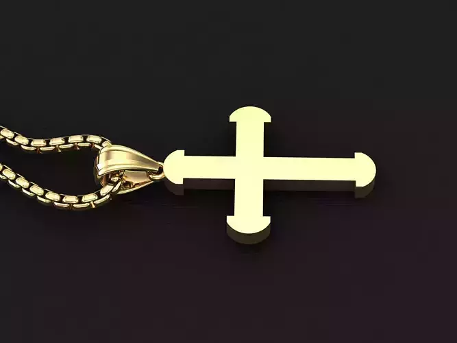 Cross Light Gold 3CP040 3DM STL