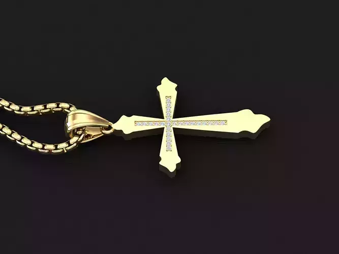 Cross Light Gold 3CP009 3DM STL