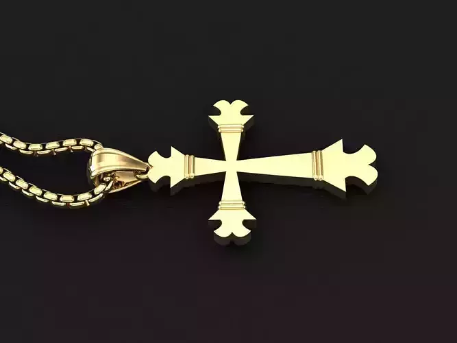 Cross Light Gold 3CP001 3DM STL