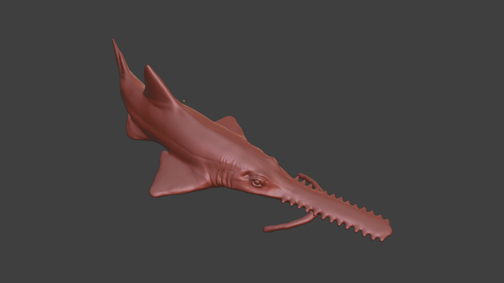 Realistic Fish Toys Sawshark 3D print model_9