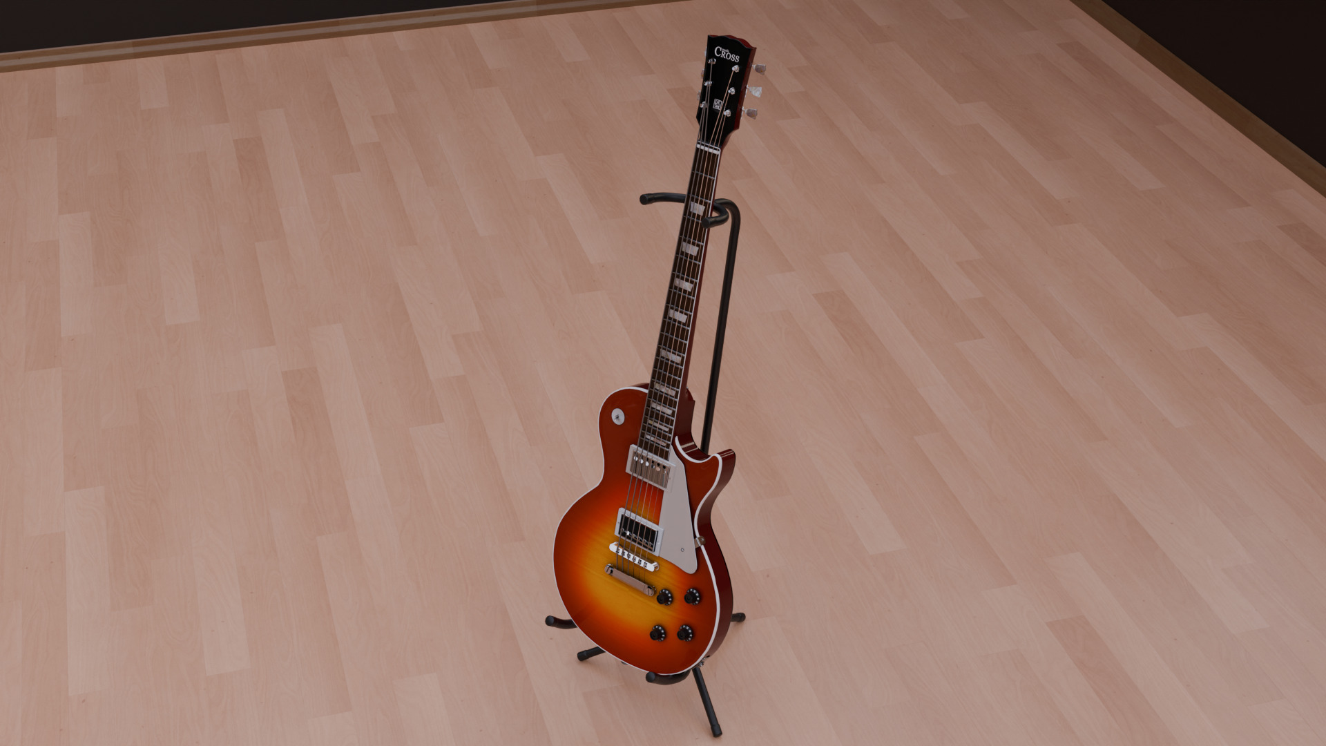 Guitar LP Les Paul 3D model_8