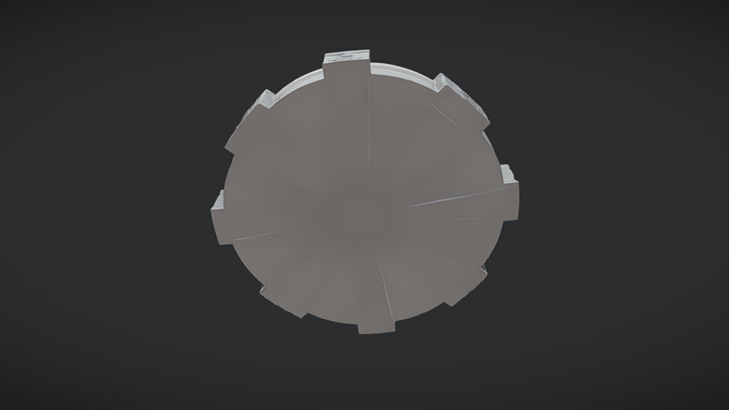 stone altar or ritual platform 3D model_19