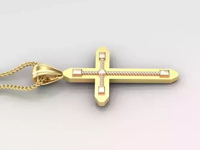 Cross Light Gold 4CP093 3DM STL