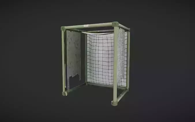 cube-shaped sports goal net