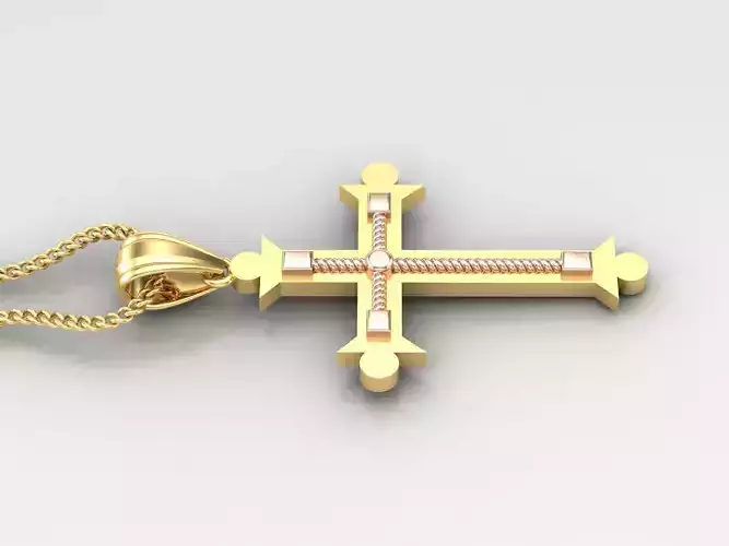 Cross Light Gold 4CP089 3DM STL