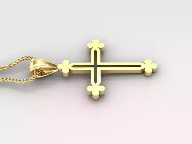 Cross Light Gold 4CP058 3DM STL