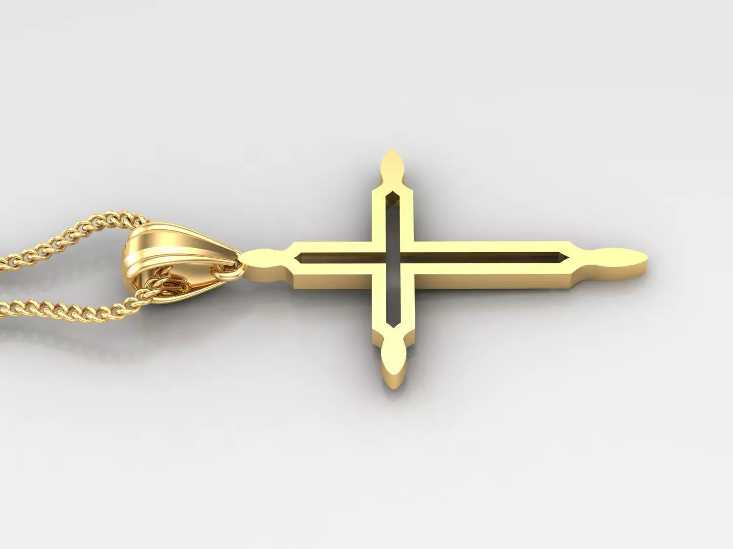 Cross Light Gold 4CP050 3DM STL 3D print model