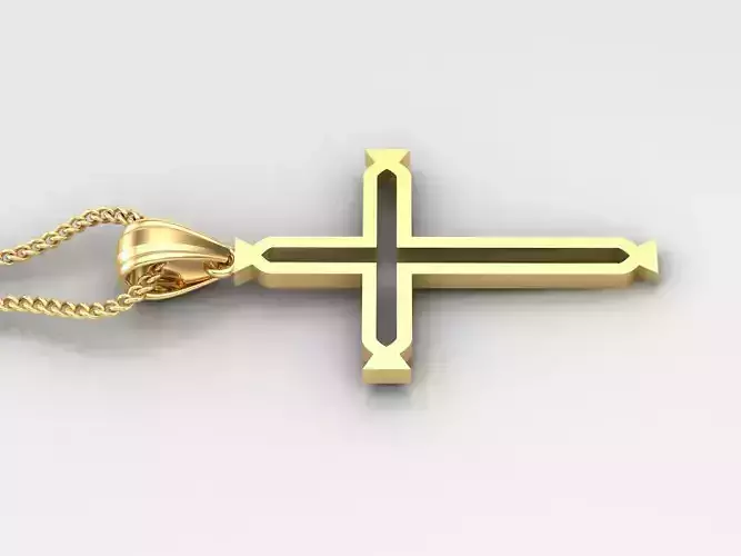 Cross Light Gold 4CP045 3DM STL